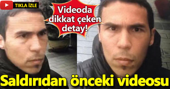 Reina'daki teröristin videosunda dikkat çeken detay!