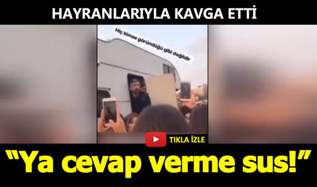 Resul Dindar kimdir - Resul Dindar hayranına bağırma videosu izle