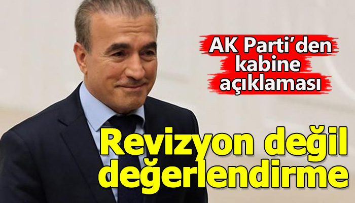 Revizyon değil değerlendirmedir