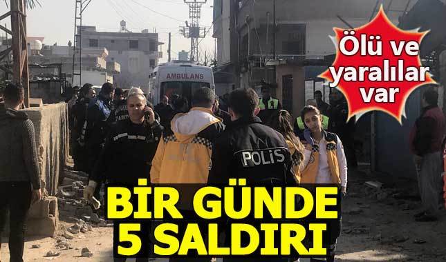 Reyhanlı'ya bir günde 5 roketli saldırı: 1 ölü, 2 yaralı