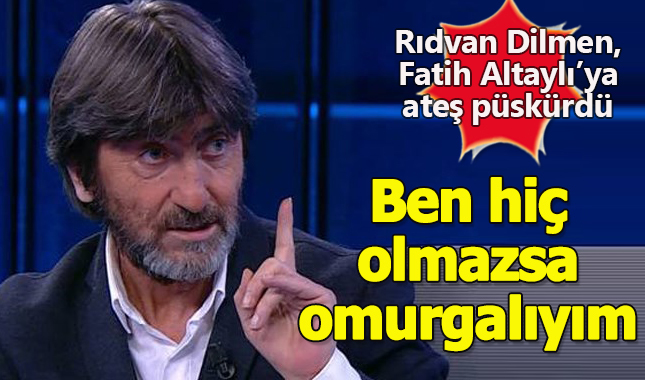 Rıdvan Dilmen, Fatih Altaylı polemiği kızışıyor