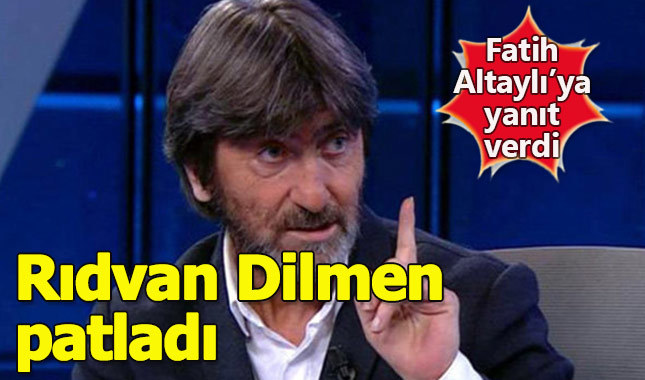 Rıdvan Dilmen'den Fatih Altaylı'ya sert yanıt