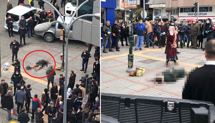 Rize'de sokak ortasında kadın cinayeti!