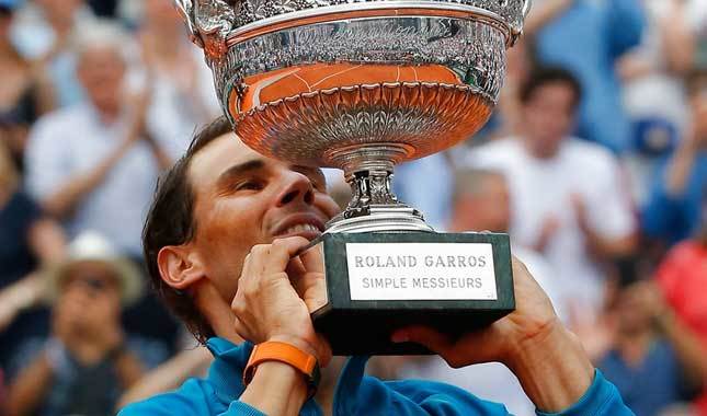 Roland Garros'ta şampiyon Rafael Nadal