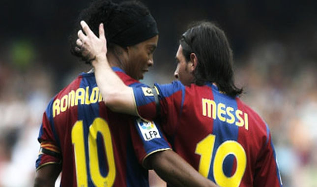 Ronaldinho'dan Messi itirafı:O en iyisi
