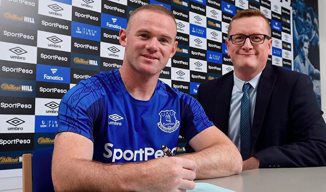 Rooney, Everton'a geri döndü
