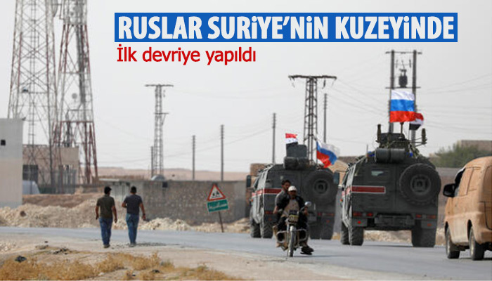 Rusya anlaşma sonrası Suriye'de ilk devriyesini yaptı