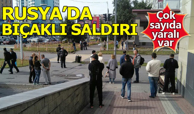 Rusya'da bıçaklı saldırı: 8 yaralı