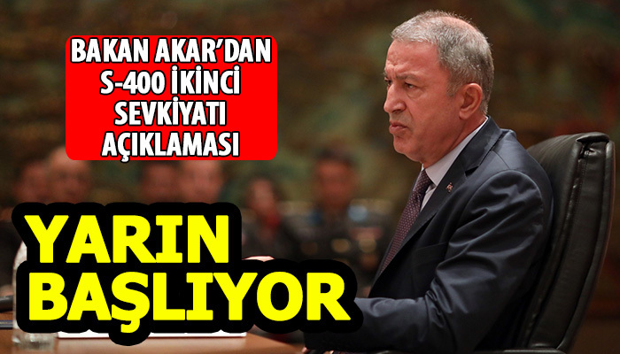 S-400'de ikinci sevkiyatı yarın başlayacak
