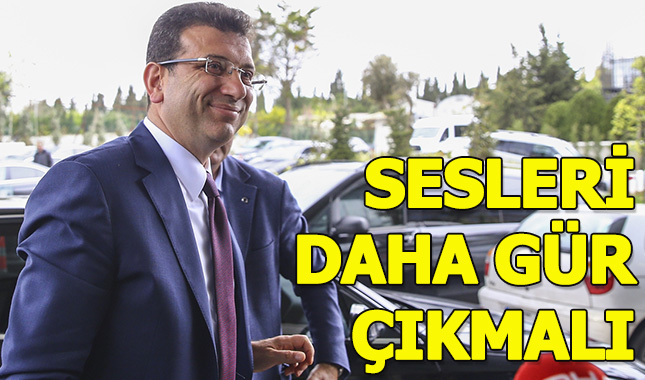 Sesleri daha gür çıkmalı