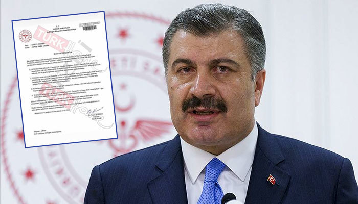 Sağlık Bakanı Koca'dan 'gizli belge' açıklaması