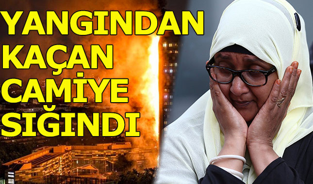 Sahura uyanan Müslümanlar, Londra'daki yangında çok sayıda insana yardım etti