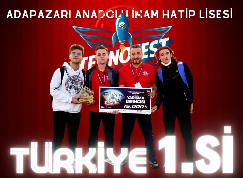 Sakaryalı Gençler Teknofest'te Türkiye birincisi oldular