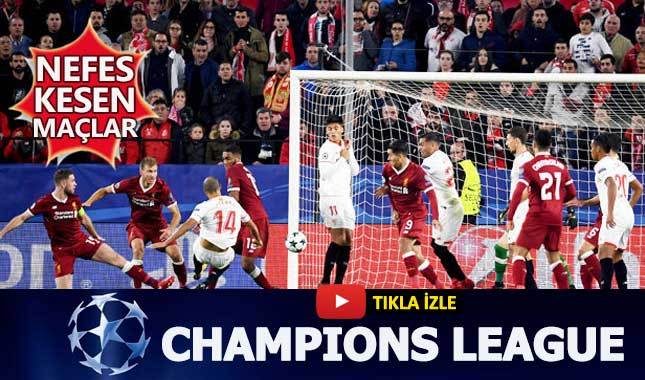 Şampiyonlar Ligi maç özetleri 21 Kasım Salı tivibuspor