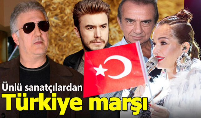Sanatçılardan Mehmetçiğe destek şarkısı! 'Türkiye Marşı'