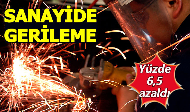 Sanayi üretiminde düşüş gözlendi