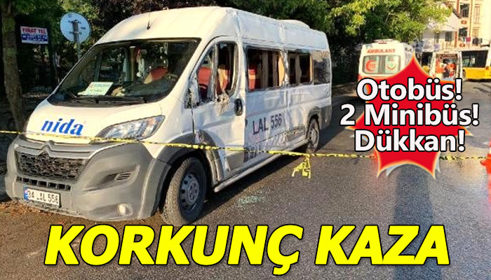 Sancaktepe'de korkunç kaza