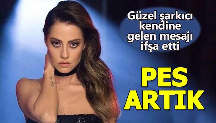 Şarkıcı Derya Uluğ'un evli bir adamdan kendisine gelen mesajı ifşa etmesi