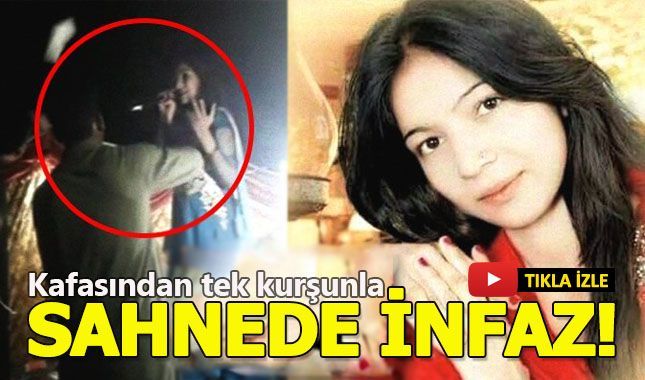 Şarkıcıya sahnede infaz!