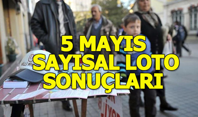 Sayısal Loto 5 Mayıs Cumartesi çekiliş sonuçları