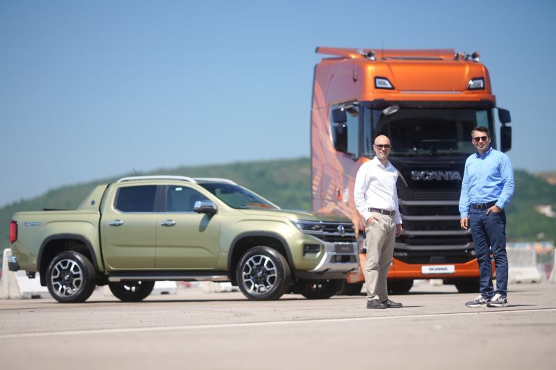 Scania ve Volkswagen Ticari Araç Test Sürüş Etkinliğinde Bir Araya Geldi