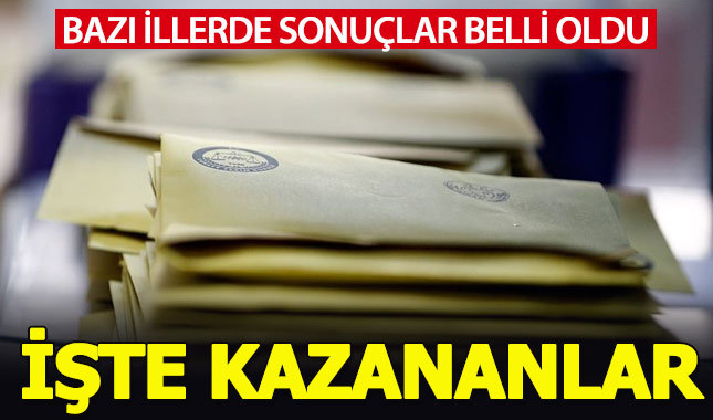 Seçim sonucu belli olan iller - 2019 Türkiye geneli seçim sonuçları