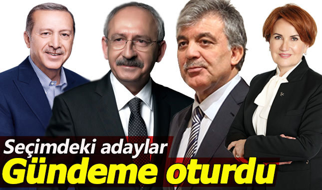 Seçimdeki adaylar sosyal medyanın gündemine oturdu