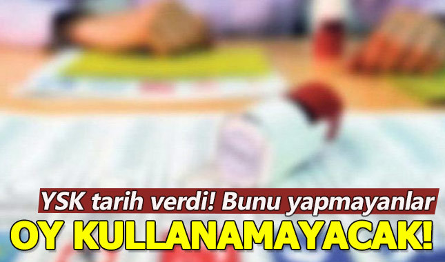 Seçmenler için 17 ocak son tarih! Bunu yapmazlarsa oy kullanamayacaklar