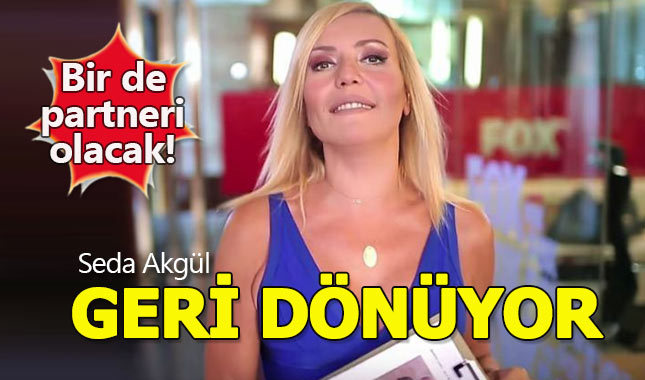 Seda Akgül yeni programla ekrana geri dönüyor