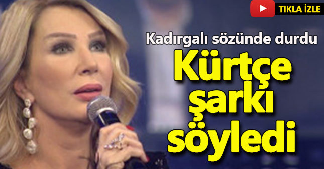 Seda Sayan Dediğini Yaptı! TRT Kurdi'ye Çıkıp Kürtçe Şarkı Söyledi