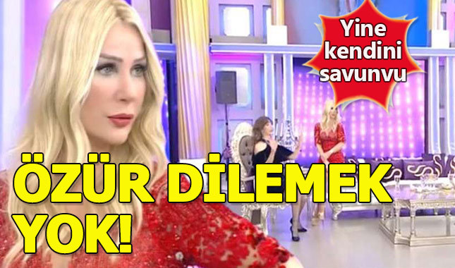 Seda Sayan kendini savunmaya devam ediyor