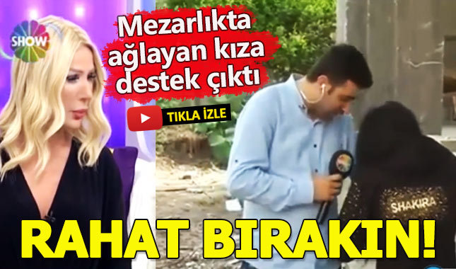 Seda Sayan'ın mezarlıkta ağlayan gizemli kız isyanı: Rahat bırakın artık!