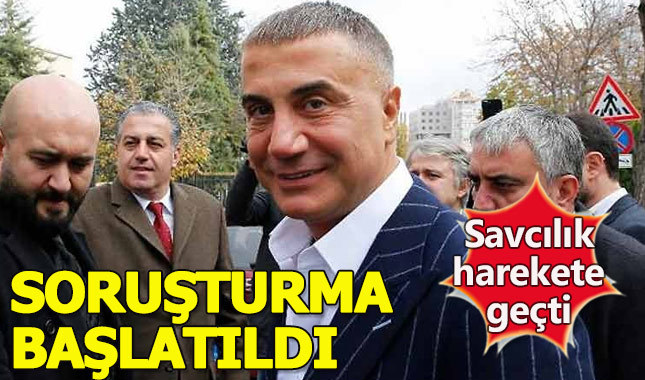 Sedat Peker hakkında soruşturma başlatıldı