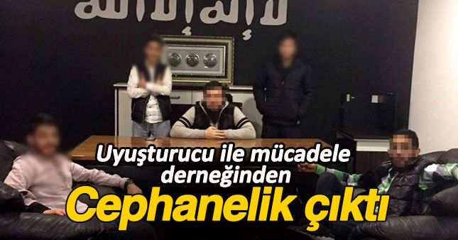 Şehremini Gençlik ve Uyuşturucuyla Mücadele Derneği'nden cephanelik çıktı!