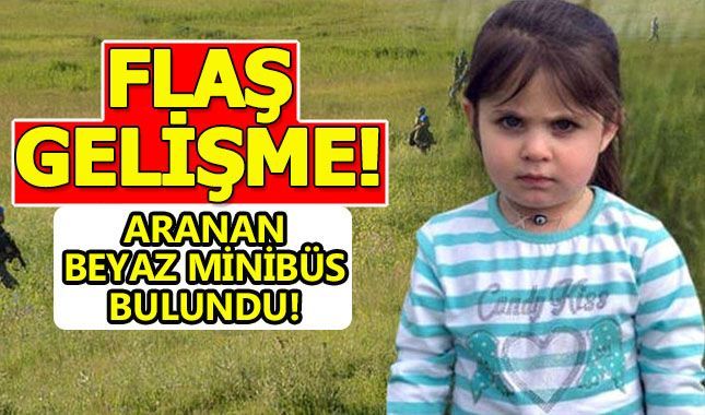 Şeker dağıttığı tespit edilen Beyaz minibüs bulundu!