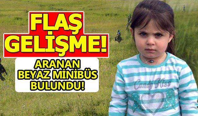 Şeker dağıttığı tespit edilen Beyaz minibüs bulundu!