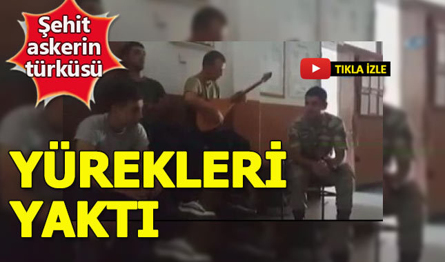 Sel faciasında şehit olan askerin söylediği türkü yürek yaktı