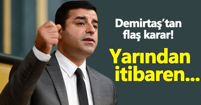 Selahattin Demirtaş açlık grevine başlıyor