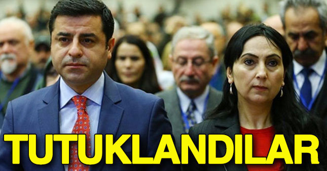 Selahattin Demirtaş ve Figen Yüksekdağ tutuklandı