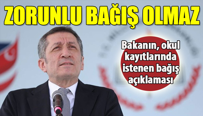 Selçuk: Zorunlu bağış alınamaz