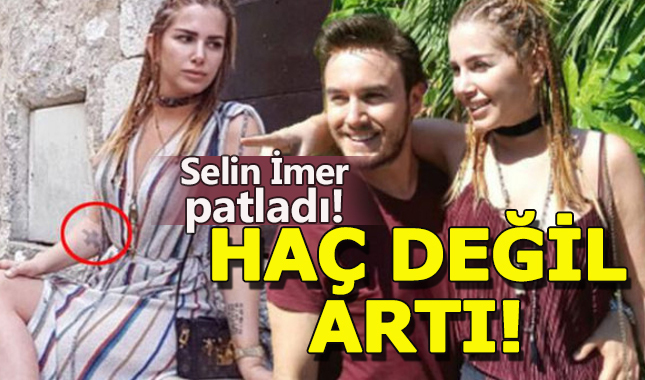 Selin İmer, Haç dövmesi haberlerine patladı