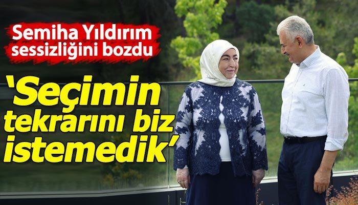 Semiha Yıldırım: Seçimin tekrarlanmasını biz istemedik