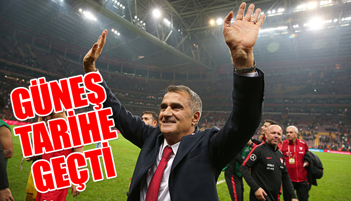 Şenol Güneş A Milli Takım'da tarih yazdı