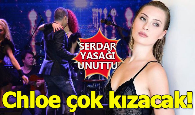 Serdar Ortaç eşi Chloe'nin koyduğu yasağı unuttu