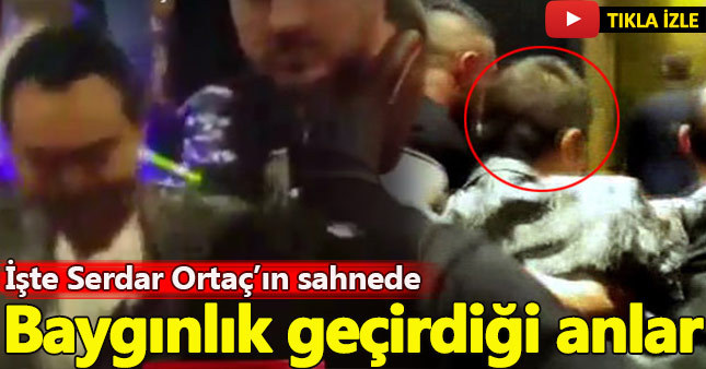 Serdar Ortaç konser sırasında fenalaştı