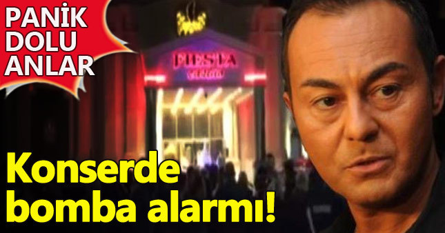 Serdar Ortaç konserinde bombalı saldırı alarmı