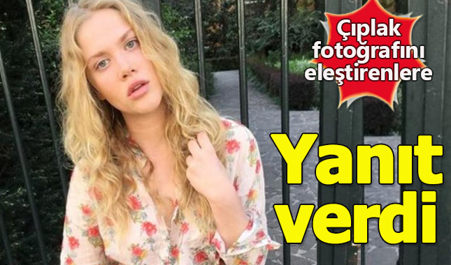 Serel Yereli üstsüz pozunu eleştirenlere yanıt verdi