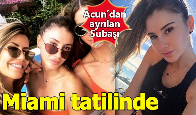 Şeyma Subaşı Miami'de tatil keyfinde