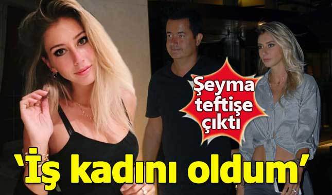 Şeyma Subaşı iş hayatına hızlı girdi
