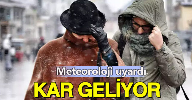 Sıcaklık düşüyor, kar geliyor
